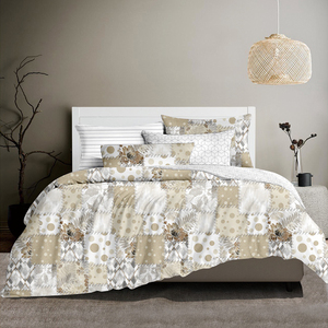 घरेलू वस्त्र मुद्रित बिस्तर शीट ड्रेमी पैस्ली फूल दुवेट कवर - Product Image 4