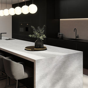 Runpin Kunststeen Grote Plaat Kwarts Stenen Bekleding Moderne Wandpanelen Gepolijst Keuken Werkbladen Ijdelheid Tops Tafelbladen - Product Image 5