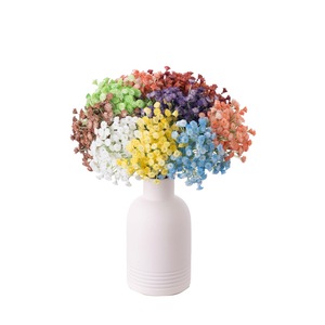 Bouquet de fleurs artificielles CallaFloral en gypsophile, en PVC souple, pour décoration intérieure et mariage MW14003 - Product Image 5