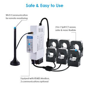 Compteur d'énergie Wifi Eastron SEM3-WL-2L à <span class=keywords><strong>deux</strong></span> charges, mesure <span class=keywords><strong>de</strong></span> l'énergie solaire photovoltaïque, comptage bidirectionnel, triphasé, compteur d'énergie intelligent - Product Image 3