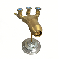 Kit de chalumeau triple flamme oxy-propane pour soufflage de verre, brûleur de table pour tubes et tiges de verre, chalumeau au butane