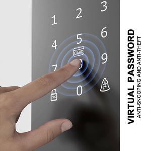 กุญแจล็อคประตูดิจิตอลแบบดิจิตอลพร้อมแป้นกดรหัสผ่าน  ยี่ห้อ Tuya TTLock APP Wifi  ระบบสแกนลายนิ้วมือ  รองรับบัตรสมาร์ทการ์ด  รุ่น <span class=keywords><strong>Epic</strong></span>  สำหรับประตูไม้ - Product Image 6