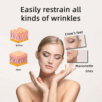 Masque facial en silicone électrique flexible à micro-courant pour le lifting du visage, le spa, le massage intelligent du visage, l'amélioration de l'hydratation en profondeur