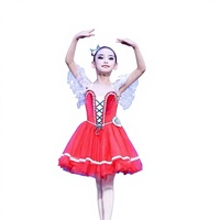 Nouvelle Robe Tutu Longue Bleue Romantique Professionnelle avec Bretelles pour Costumes de Danse de Ballet pour Enfants et Tenues de Spectacle