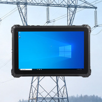 Tablette ergonomique avec lecteur d'empreintes digitales pour Windows 11 10,1 pouces, 8 Go de RAM, 128 Go, gestion à distance, mise à jour OTA, gestion des postes de travail