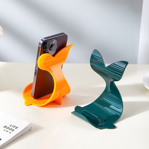 Giá rẻ giá nhựa bền điện thoại đứng Bracket phim hoạt hình điện thoại sáng tạo chủ hỗ trợ - Product Image 6