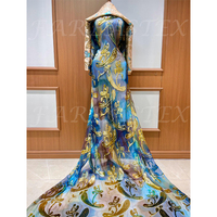 FAREASTEX Offre spéciale Velours de soie métallisé pour robe de mariée somalienne Dirac somalienne