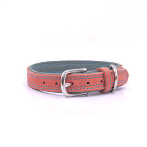 Conjunto de Correa y Collar de Cuero de Primera Capa de Lujo de Alta Gama, Collar Ajustable y Duradero para Perros, Collar Acolchado de Cuero Genuino para Mascotas - Product Image 6