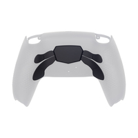 Kit de palettes séparées noires unies pour manette compatible, amovibles, interchangeables, sans fil, en plastique ABS, pour réparation et remappage pratiques