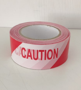 Disposable Environment Friendly <b>White</b> Red Danger Non-Adhesive Safety <b>Tape</b> - Product Image 6