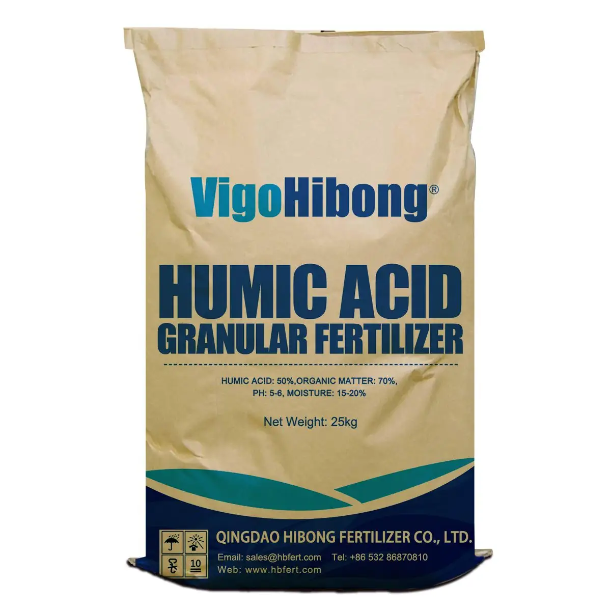 Fertilizzante granulare organico di acido umico acido fulvico della pianta agricola di prezzi di fabbrica