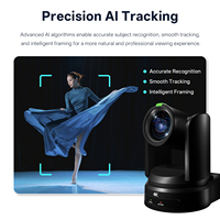Caméra vidéo 4K NDI 20X avec suivi IA USB3.0 | HDMI | Caméra LAN pour diffusion en direct, zoom optique, PTZ, conférence