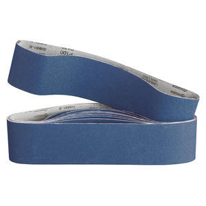 Bandas abrasivas P100, grano azul, para lijadora de banda - Product Image 1