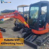Miniexcavadora Kubota U27 de Segunda Mano en Buen Estado, Marca Japonesa, 2t, Miniexcavadora Kubota U-27 Usada