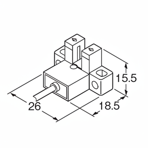 Pour PANASONIC petit PM-L44P optique de micro capteur photoélectrique en forme de U - Product Image 1