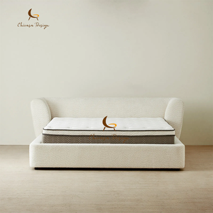 <span class=keywords><strong>Letto</strong></span> matrimoniale king size con piattaforma imbottita in velluto bianco <span class=keywords><strong>francese</strong></span>, con contenitore, set mobili camera da <span class=keywords><strong>letto</strong></span>, <span class=keywords><strong>letto</strong></span> semi-doppio per villa - Product Image 1