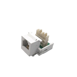Cho anshi RJ11 <span class=keywords><strong>Cat3</strong></span> 6P4C 90 độ 110 IDC điện thoại <span class=keywords><strong>Keystone</strong></span> <span class=keywords><strong>Jack</strong></span> Viễn Thông bộ phận - Product Image 1