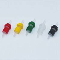 Connecteurs de tubes flexibles basse pression en PP, raccords cannelés en plastique Luer Lock, certifiés ROHS
