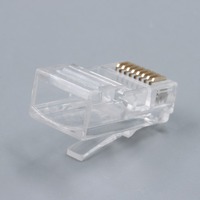Rj45 Rj 45 Rg45 Passage Ouvert À Travers Les Extrémités À Travers Cat5 Cat5E Cat 6 Cat6 Cat6A Cat7 8P8C Passthrough Ethernet Plug Connecteur Réseau