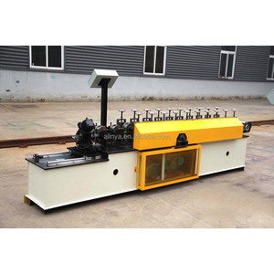 공장 직판 컬러 스틸 모터 베어링 5.5KW 간편 조작 0.3-1.0mm 스터드 트랙 롤 성형기 키일 롤 성형기 - Product Image 6