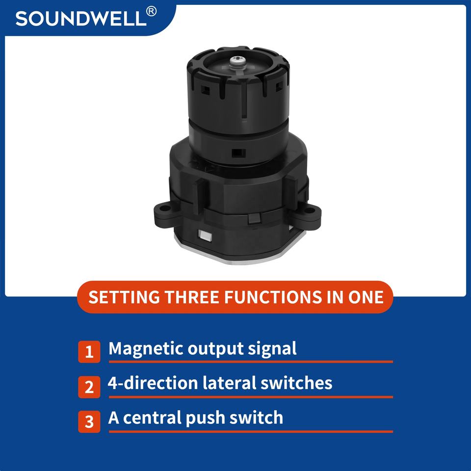 For Soundwell EJ39 Magnetic Incremental Encoder Volume Control Rotary ...