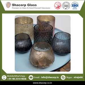 Wostu — bougie décorative en verre découpé à la main, à vendre - Product Image 2