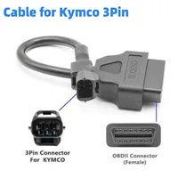 Adaptateur de câble de moto pour moto Ymh 4 broches vers OBD2 16 broches, adaptateur pour DUCATI 4 broches, pour HONDA 4 broches, pour KTM 6 broches