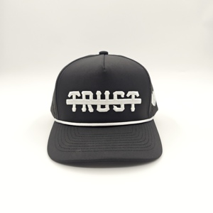 Custom 5 Panel Waterproof Golf <b>Cap</b> Embroidery Logo Low MOQ OEM Laser Perforated Breathable Performance Outdoor Athletic Headwear - Product Image 3