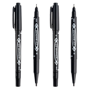 MagiArt CD/<span class=keywords><strong>DVD</strong></span> маркер ручка двойной кончик тонкий водонепроницаемый Перманентный черный маслянистый маркер ручка - Product Image 3