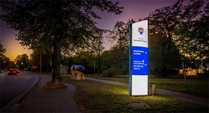 Tùy chỉnh ngoài trời Led xe cửa hàng dấu hiệu Sáng pylon đường hướng dẫn quảng cáo hộp Đèn - Product Image 5