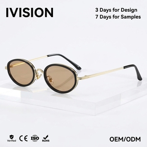 Kacamata Hitam Fashion Trendy Wanita Pria Berkualitas Tinggi Perlindungan UV400 Kacamata Retro Grosir Langsung dari Pabrik - Product Image 1