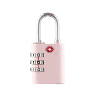 Accessoires de voyage, cadenas colorés en gros, cadenas de sécurité robustes, antivol pour bagages
