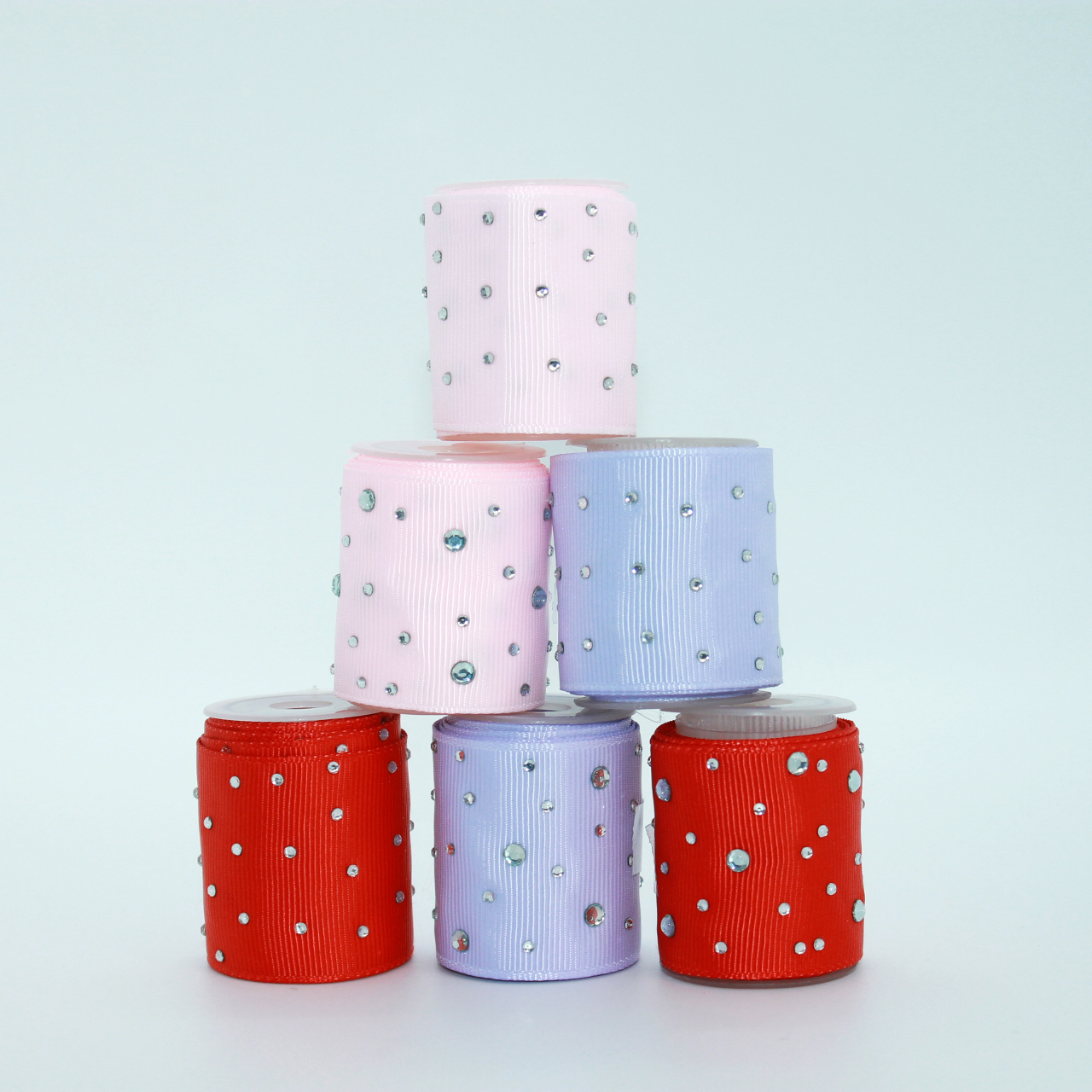 Plain Color Diamond Grosgrain Ribbon 1.5 Inch 5 Yards Width Length Custom Ribbon DIY Craft Accessory Ribbons