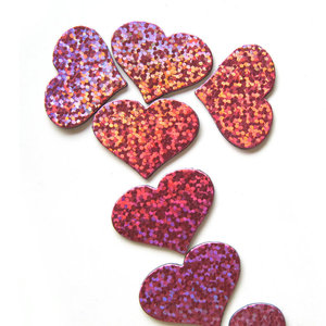 Hình trái tim 4C Laser In Ấn Nam Châm Tủ Lạnh Lạnh - Product Image 4