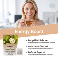 Sachets de thé aux feuilles de corossol de qualité supérieure, tisane naturelle de guanabana pour adultes, soutien nutritionnel quotidien pour l'équilibre corporel