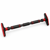Barre de traction multifonctionnelle pour porte, barre de traction pour fitness, barre horizontale réglable en hauteur, installation sans vis pour usage domestique