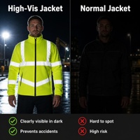 Sweat à capuche réfléchissant personnalisé avec logo, imperméable, respirant, haute visibilité, pour la course nocturne, le cyclisme, les sports de plein air et les aventures