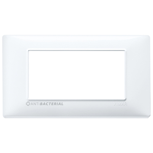 Vimar Antibacterial White Wall <b>Switch</b> <b>Plate</b> 19mm x 8mm - Product Image 1