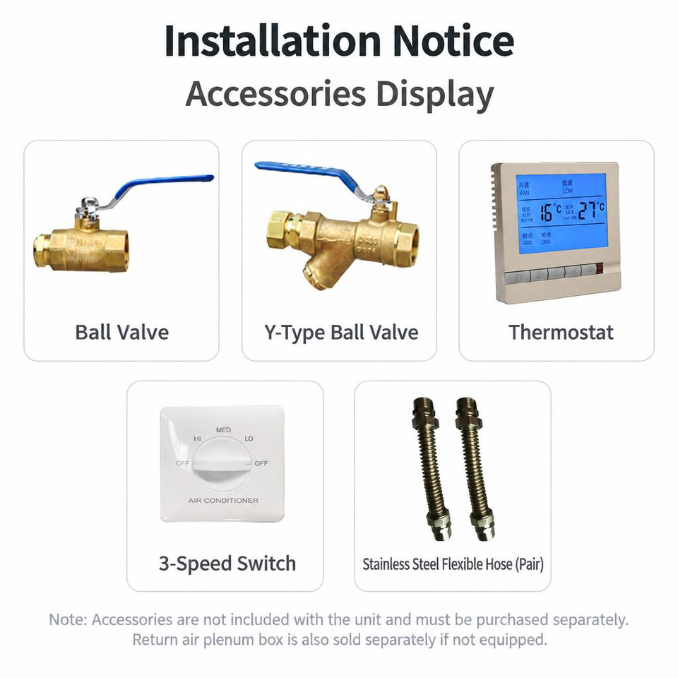 Exposed Cabinet Fan Coil Unit Chilled Water FCU for Meeting Room ...