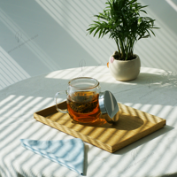 Tasse à thé en verre borosilicate de haute qualité avec infuseur amovible – Vente directe usine