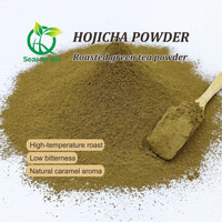 Poudre de thé vert Hojicha de haute qualité pour mousse, pouding et latte au thé