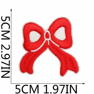 แพทช์ปักลายรูปกระรอก หมี โบว์ ดอกไม้ บ้าน ผีเสื้อ ดอกทิวลิป น่ารักแบบใหม่ สำหรับตกแต่ง - Product Image 4