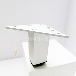 Aluminum Furniture <b>Legs</b> Silver Adjustable <b>Table</b> Support Heavy Duty Minimalist Design - Product Image 5