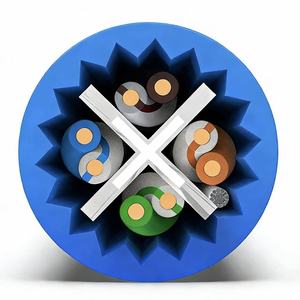 สายเคเบิลอีเธอร์เน็ตทนไฟ <span class=keywords><strong>CAT</strong></span> <span class=keywords><strong>6a</strong></span> สายเคเบิลเครือข่ายขายส่ง สายเคเบิล <span class=keywords><strong>U</strong></span>/<span class=keywords><strong>UTP</strong></span> ส่งสัญญาณเสถียร สายเคเบิลเครือข่าย Cat6a - Product Image 2