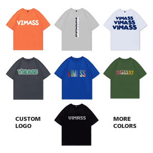 Personalizado disponible de fabricación de fábrica de los hombres del gimnasio Muscle Fit camisetas de algodón de hombre de base lisa deporte desgaste camisetas de algodón para la impresión L - Product Image 4
