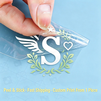 Autocollant de transfert UV en cristal, étiquette personnalisée, autocollant adhésif à marquage à chaud, logo de marque personnalisé pour boîte cadeau de thé