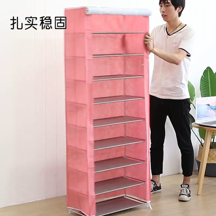 Hot Product Shoe Cabinets Rack Simple Designs Storage Folding Portable Shoe  Racks