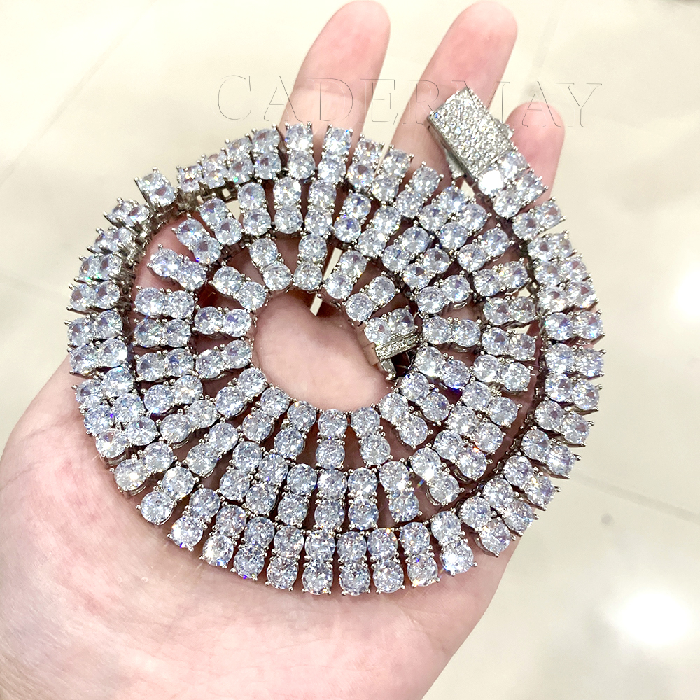 moissanite baguette cuban chain