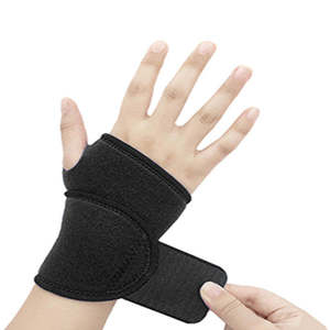 Support de poignet unisexe en néoprène pour le sport avec boucle pour le pouce, sangle de poignet pour la musculation - Product Image 2
