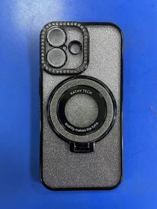 Funda <span class=keywords><strong>de</strong></span> Lujo para Teléfono Móvil S25, Nuevo Lanzamiento, Soporte Magnético con Diamantes, Electrochapado, TPU Suave, PC Resistente a Impactos, Natural - Product Image 6